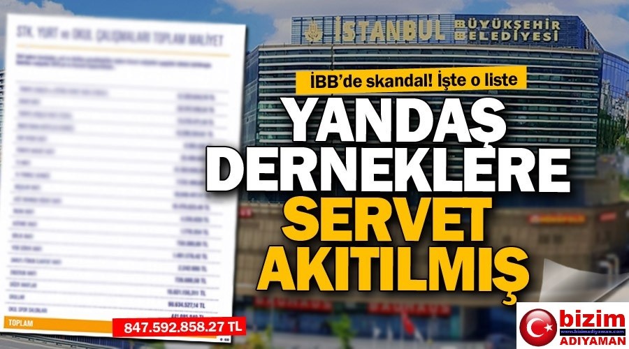 BB'de skandal! Yanda derneklere servet aktlm