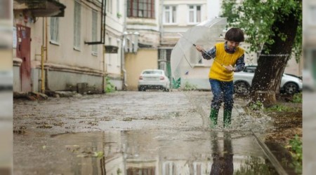 Meteoroloji kuvvetli saanak ya uyarsnda bulundu