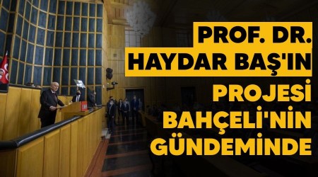 Prof. Dr. Haydar Ba'n projesi Baheli'nin gndeminde