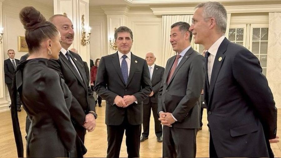 Aliyev, Stoltenberg, Barzani ve Oan